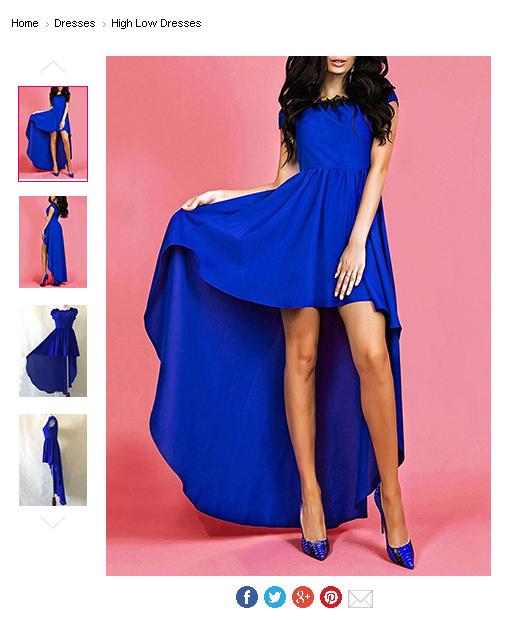 Blue Tight Dress - The Vintage Clothing Shop