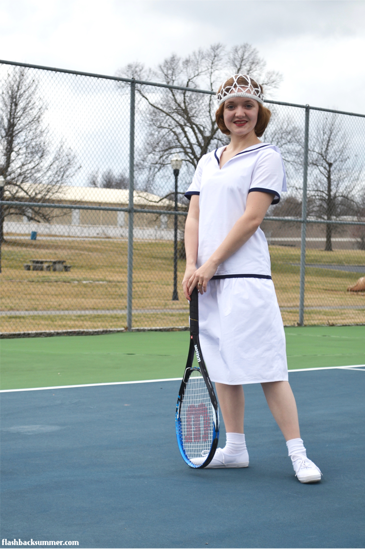 Flashback Summer: 1920s Tennis Dress from House of Recollections