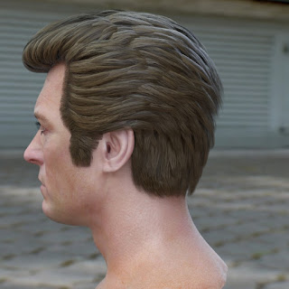 3d model Clint Eastwood head v2