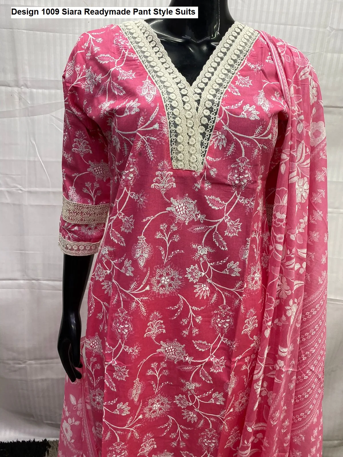 Design 1009 Siara Pure Cotton Readymade Pant Style Suits