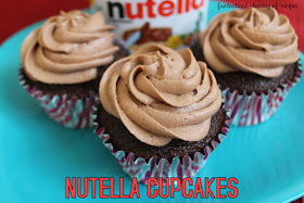 Nutella Cupcakes with Nutella Buttercream Frosting: the last #recipe for Chocolate week, these #Nutella cupcakes are rich and velvety!