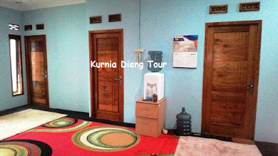 Ruangan penginapan samudra Dieng