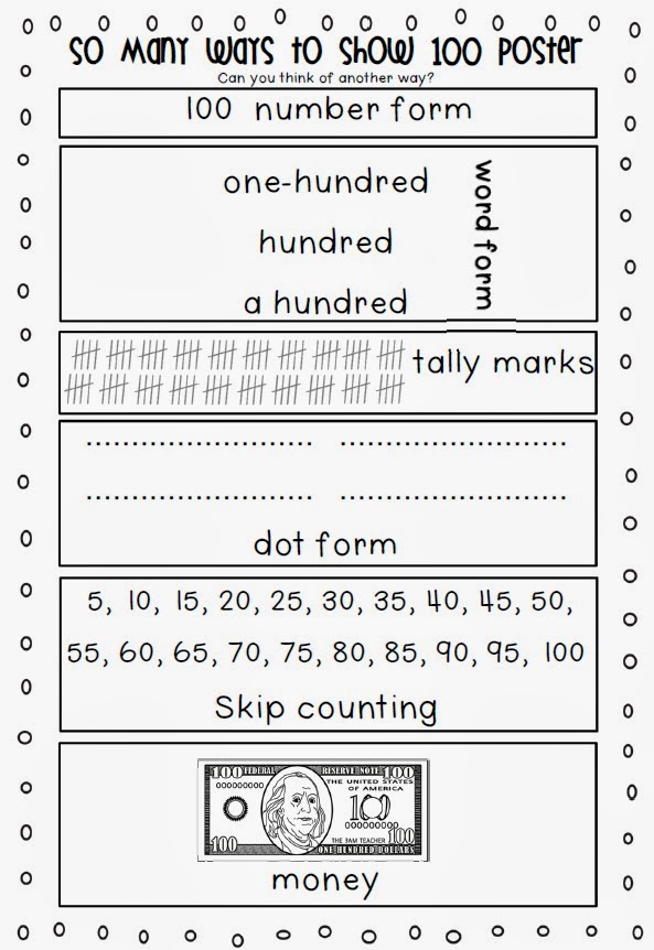 February Printables COMBO 100th Day of School and Valentine's Day 