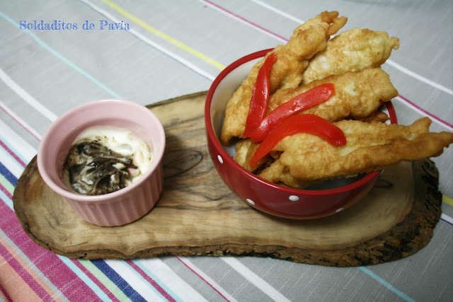 Soldaditos de Pavía  ,bacalao rebozado