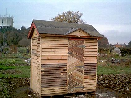 Sheds Made Out of Pallets