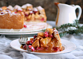 Christmas Pie with Rum Gingerbread Caramel