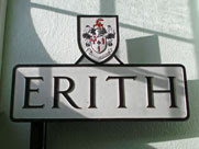 old town sign on the stairs at Erith Museum