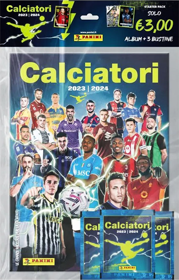 Football Cartophilic Info Exchange: Panini (Italy) - Calciatori 2023/2024  (05) - Starter Pack