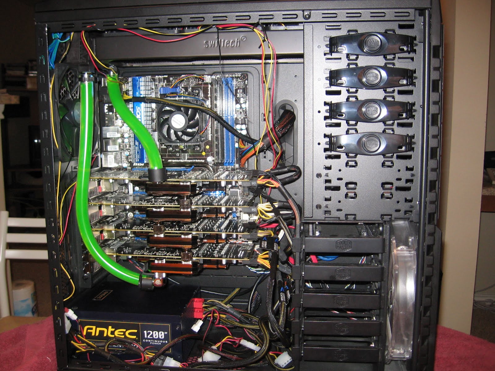 Setting Things Straight Bitcoin Mining Rig Is Up - 