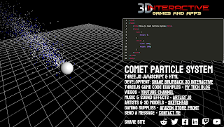 How to Program a Three.js Comet Particle System