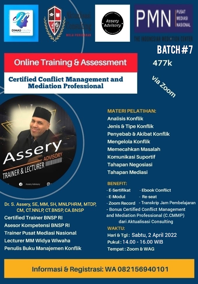 WA.0821-5694-0101 | Certified Conflict Management and Mediation Professional (C.CMMP) April 2022