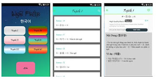 Ứng dụng học ngữ pháp tiếng hàn