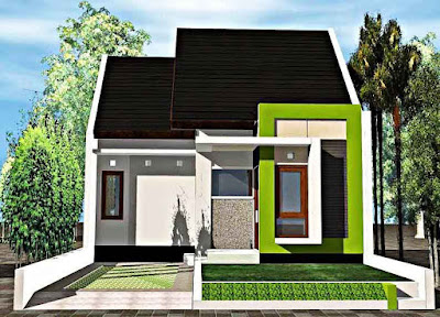 Desain rumah minimalis sederhana 1 lantai 2 kamar tidur