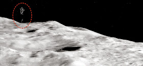 A UFO observing the Apollo XI mission