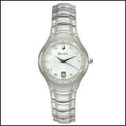 Diamond Accented Round Watch