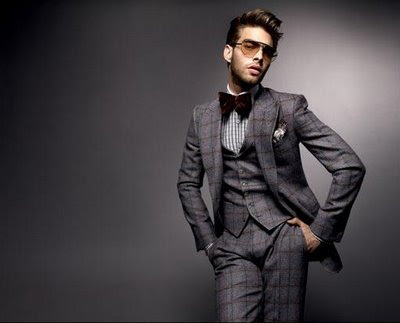 Dress Model Poses on With Hands On The Waist The Male Model Jon Kortajarena Is Posing In A