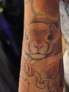 Squirrel Tattoo Design for Body