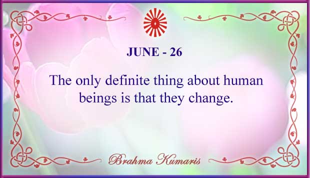 Thought For The Day June 26