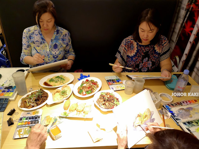 Food Sketching with Scenic Rangers at Noodle Place @ Orchard Gateway 猎影骑兵