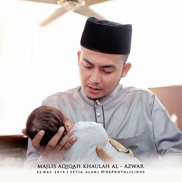 20 Gambar Majlis Akikah Khaulah Al-Azwar; Puteri Sulung 