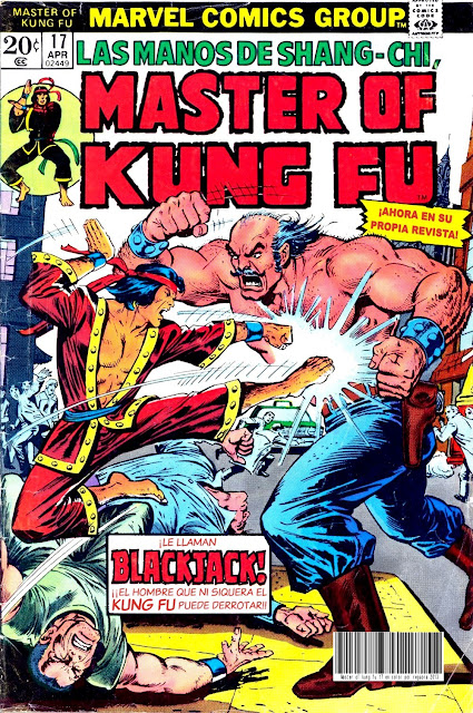  Portada de Master of Kung Fu Nº 17 traducido