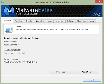 Malwarebytes 'Anti-Malware PRO 1.75.0.1300 - Phần mềm diệt viruts và các phần mềm độc hại trên PC