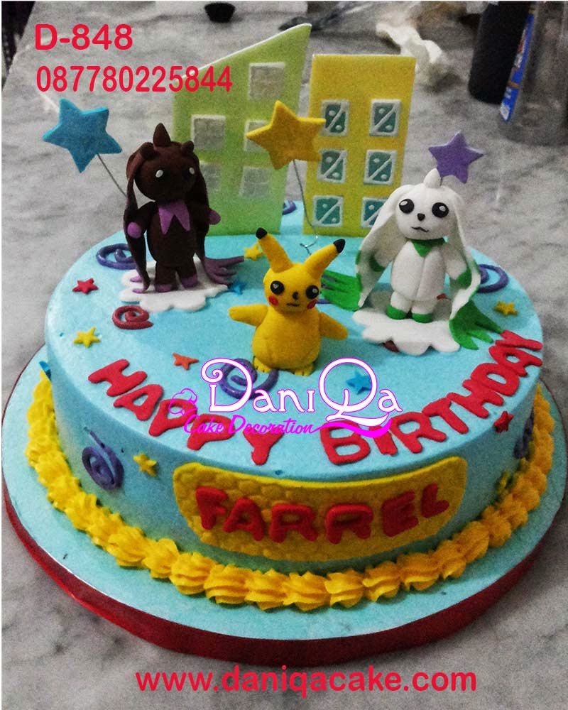 DaniQa Cake And Snack Kue Ulang Tahun Pokemon