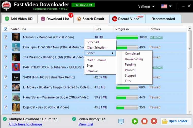 Fast Video Downloader License Key Free for 1 Year