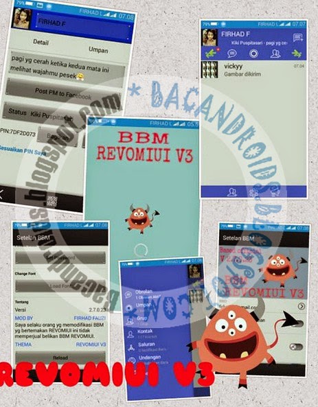 Download BBM Mod REVOMIUI Time Color Theme 2.7.0.23 