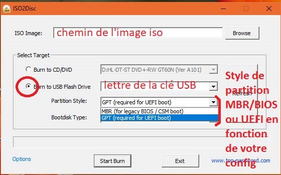 win7 sur clé USB