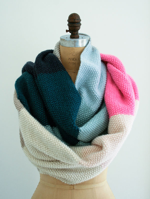 Worsted Twist Seed Stitch Scarf - Free Pattern