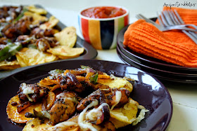 Juicy chicken combines with delicious baked nachos in this incredibly simple gluten free meal