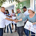 Servidores públicos protestam por atrasos no 13º salário em Santa Cruz e são recebidos pelo secretário de Saúde