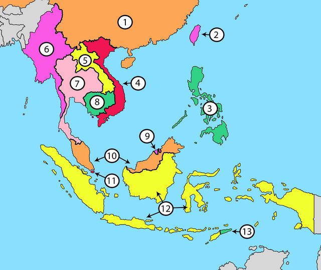 Southeast Asia Map Quiz | World Image