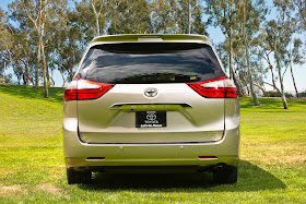 Rear view of 2015 Toyota Sienna Limited