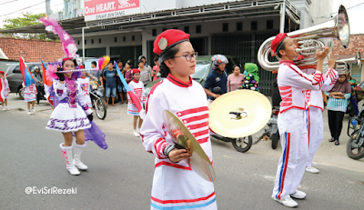 Pawai Obor Pangkalpinang Asian Para Games 2018