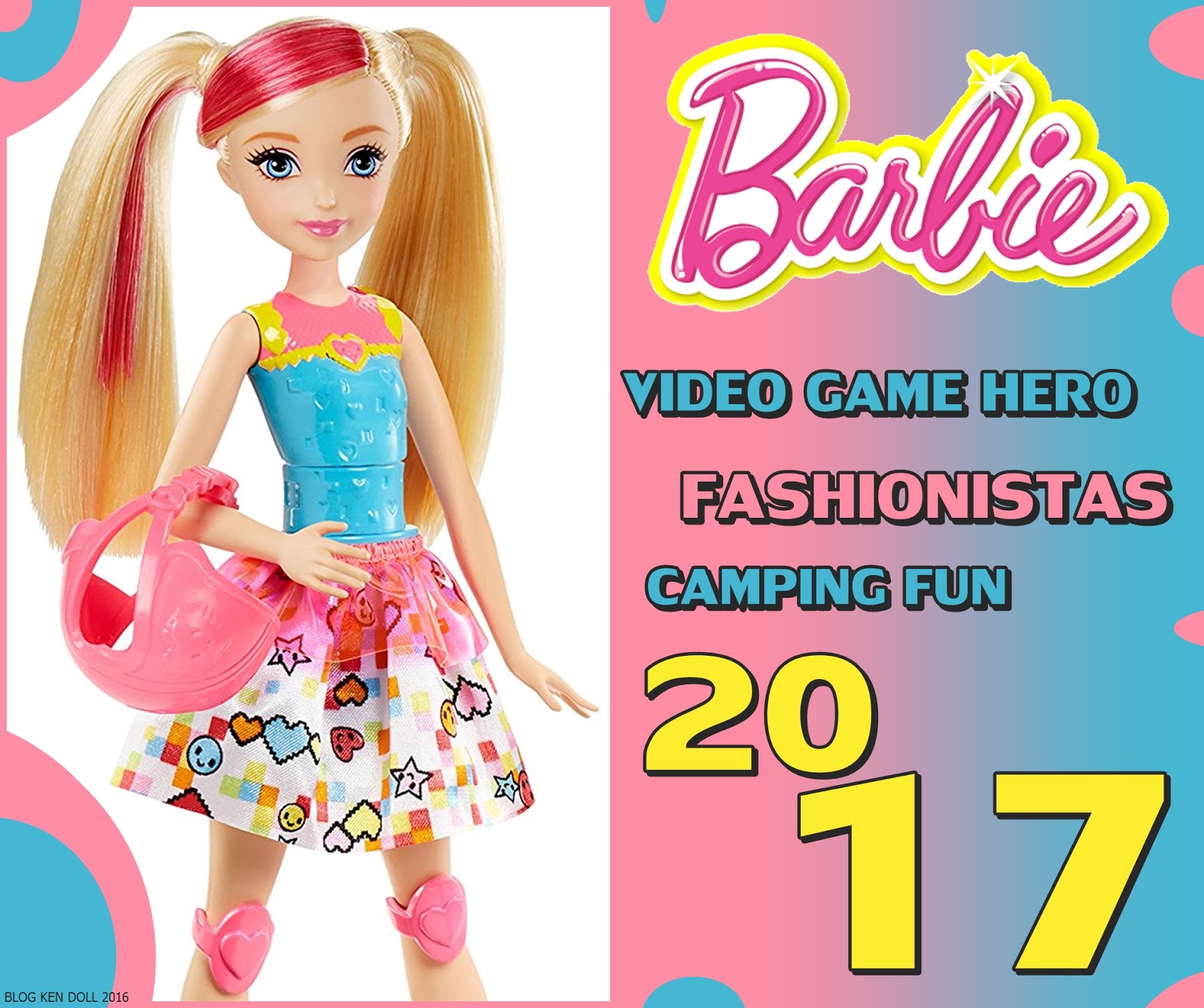 2017 Barbie Video Game Hero