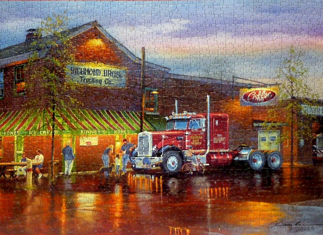Dave Barnhouse Big Red 1000 pc puzzle by Cobble Hill Photo Elmer Prather