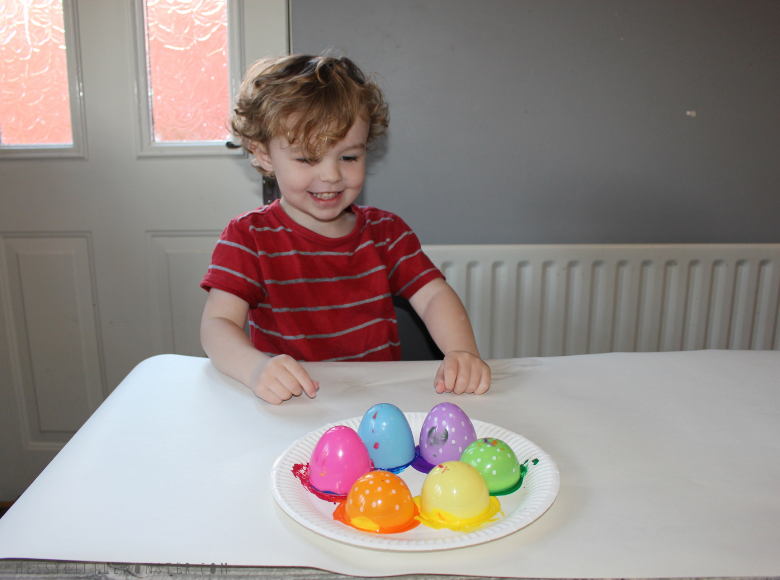 Easter art for toddlers and preschoolers