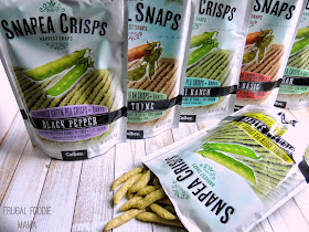 Healthy Snacking with Harvest Snaps- product review via thefrugalfoodiemama.com #HarvestSnapsFan