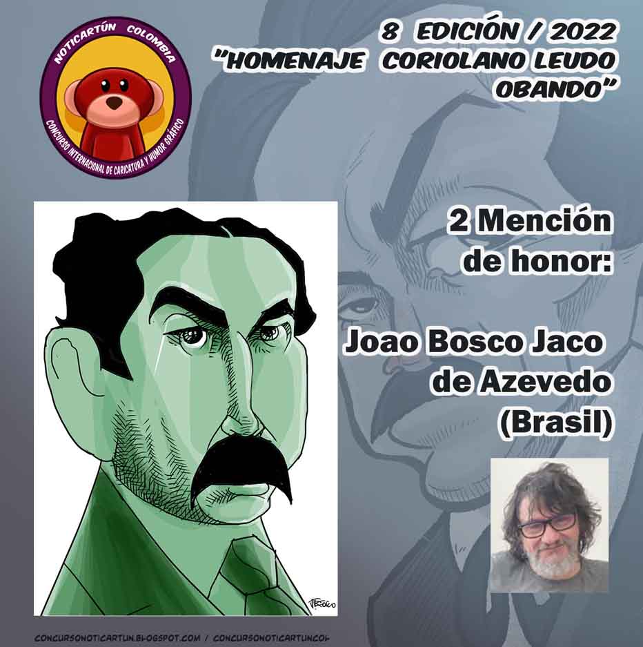 Winners of the 8th International Caricature Competition "NOTICARTUN COLOMBIA 2022"