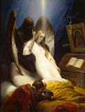 Angel of the Death by Horace Vernet - Oil On Canvas Paintings from Hermitage Museum