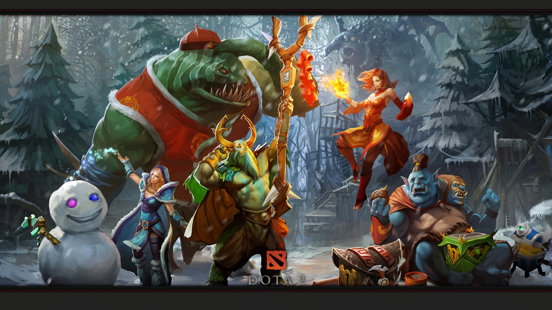 Christmas Party DOTA 2 Heroes a50
