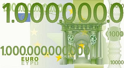 Trillion-euro note