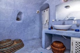 Una casa cueva tradicional en Santorini