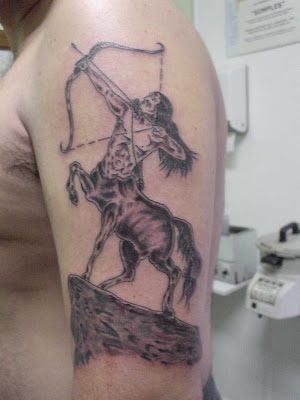 gemini symbol tattoo. Tattoo On Back Sagittarius