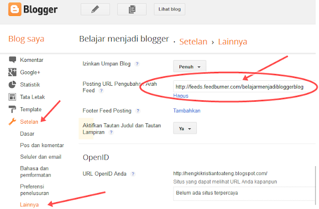 bagaiaman cara membuat feedburner 7