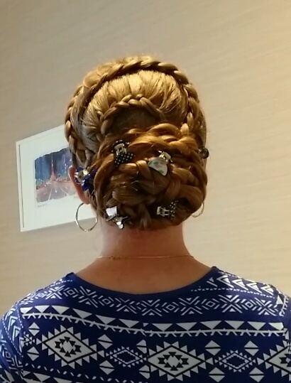 Layers of lace braids~ my look for today