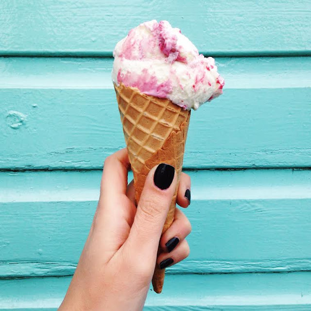 Pink Ice Cream Cone