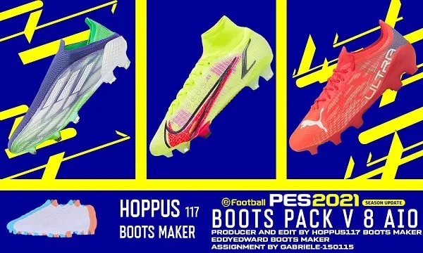 PES 2021 Boots Pack v8 AIO BY Hoppus 117